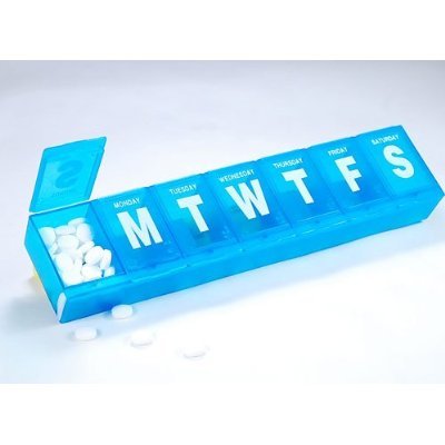 Ezy Dose 7-day Locking Pill Reminder - Large