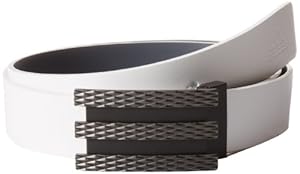 adidas Golf Trophy Belt, White/Lead, Adjustable