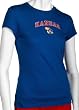 Soffe University of Kansas Junior's Short Sleeve Tissue Tee