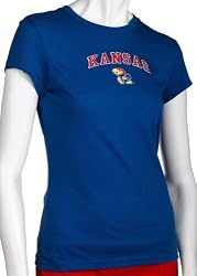 Soffe University of Kansas Junior's Short Sleeve Tissue Tee