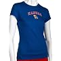 Soffe University of Kansas Junior's Short Sleeve Tissue Tee