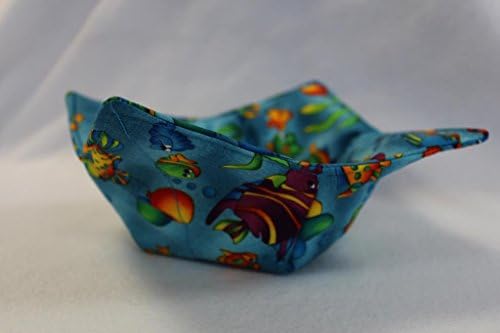 Microwave Bowl Cozy Bowl Potholder Reversible Fish