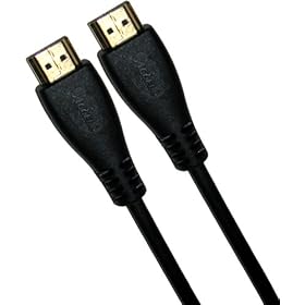 Accell A103C-006B HDMI (A) to HDMI (A) High Speed Cable 6.5 feet (1.8m), with Ethernet Support, Smaller Gauge and Flexible, plus Lightweight for Easy Storage and Travel Convenience