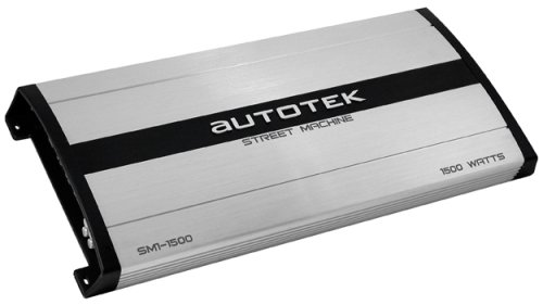 Autotek Street Machine SM1-1500 1500 Maxx Watt Power A/B Class Mono Amplifier Silver