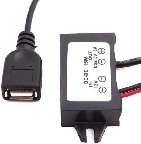 Generic DC Converter Buck Step Down Module 12V Convert To 5V 3A USB Car Power Adapter