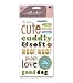 Ek Success Glitter Classic Stickers, Dog
