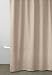DKNY Chrysthemum Floral Taupe Fabric Shower Curtain - 72 W x 72 L