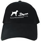 Creation of German Wirehaired Pointer Black Baseball Cap Unisex