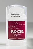 New - The Particular Man��� - The Rock��� - Unscented Deodorant - Mineral Salts Rock - Hypoallergenic - Scent Free - 3.5oz - Lasts for a Year!