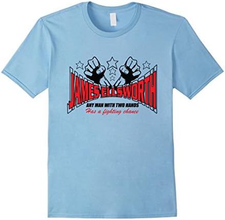 Men's James Ellsworth T Shirt Large Baby Blue