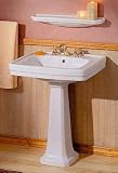 Cheviot Classic Pedestal Lavatory 24 x 19 White 8 404W24-8