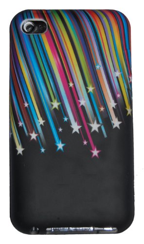 Shooting Stars Flexible Gel Case for Apple iPod Touch 4G (4th Generation)