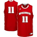 adidas Wisconsin Badgers Men’s Replica Basketball Jersey