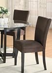 Get cheap Parson Dining Chairs Chocolate Microfiber