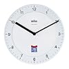 Braun UK Signal Radio Controlled Wall Clock, White
