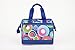 Sachi Insulated Fun Prints Lunch Tote, Blue Circles