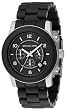 Michael Kors #MK8107 Men's Black Polyurethane Chronograph Watch
