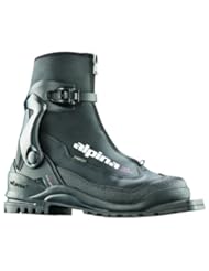 Sports: Alpina Explorer Back-Country Nordic Cross-Country Ski Boots with 3-Pin Soles, Black, 39 - Alpina