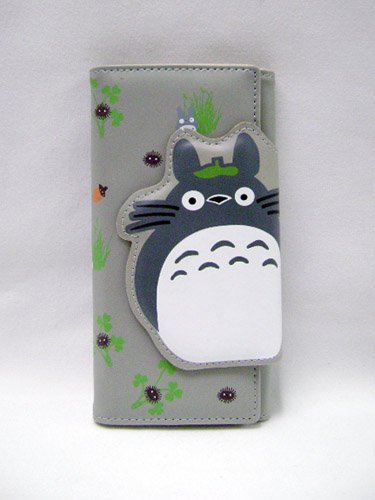 Totoro: Brown Totoro Clasp and Clutch Wallet