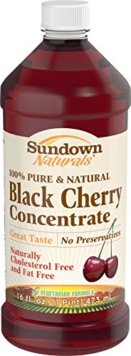 Sundown Naturals Black Cherry Concentrate Liquid, 16 Ounces Sundown Naturals Black Cherry Concentrate Liquid, 16 Ounces