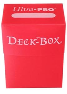 Ultra Pro 80 Card Deck Box - Red