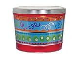 Double Cheddar Cheese Popcorn Tin, 2 Gallon Tin