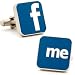 Cufflinks Inc Facebook Me Cufflinks (CC-FBM-SL)