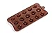 Cherion Silicone Pumpkin Shaped Candy Mold,15-Cavity Mini Silicone Fancy Jelly, Muffin, Coffee Cake and Chocolate Mold