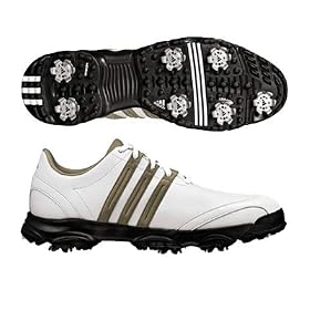 adidas GolfLite Tour- White White Khaki by adidas