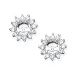 10K White Gold 1/2 ct. Diamond Earring Jackets (Higher Quality)