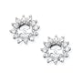 10K White Gold 1/2 ct. Diamond Earring Jackets (Higher Quality)