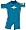 Innovative Float Suit. Blue Large