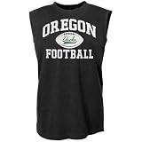 Oregon Ducks Black Old School Sleeveless T-shirt
