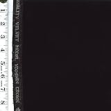 Black triple velvet fabric 45 inch wide rayon nylon acetate blend - HALF YARD
