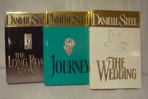 Set of 3 Danielle Steel Hardbacks (The Wedding, The Long Road Home, Journey)