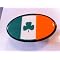 Shamrock and Irish Flag Plastic Hitch Cover