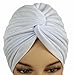 Luxury Divas Radiant Pleated Turban Bathing Cap