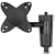 RCA MAF30BK Single Swing Arm LCD TV Wall Mount with 6.2-Inch Extension for 13-Inch to 27-Inch TV's (Black)