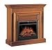 TWIN STAR 23WM100OAK 23 SERIES ELECTRIC VENT FREE FIREPLACE MANTEL AND BASE 42"W x 40"H x 13.5"D