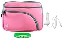 Non-OEM Amazon Kindle DX 9.7 Tri-Pocket Sleeve Case with Car Charger - Pink