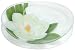 Peggy Karr Magnolia 16 by 8-Inch Handmade Art Glass Serving Bowl