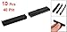 uxcell 10 Pcs Black Dual Row 40 Pin IDC Socket Connector Female Header FC-40P