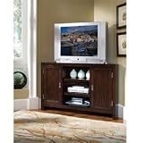 Home Styles City Chic Entertainment Corner TV Stand in Espresso
