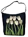 Harold Feinstein Signature Collection Sateen Shoulder Bag ~ Tulips