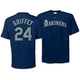 Ken Griffey Jr. Seattle Mariners Name and Number T-Shirt (Large)