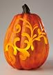 Large Scrollwork Solar Pumpkin