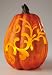 Large Scrollwork Solar Pumpkin