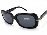 Burberry - New Burberry 4020B 4020-B Shiny Black 3001/87 Grey Lens Sunglasses Size: 54-17-130