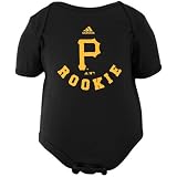 MLB adidas Pittsburgh Pirates Newborn Rookie Creeper - Black (6-9 Months)