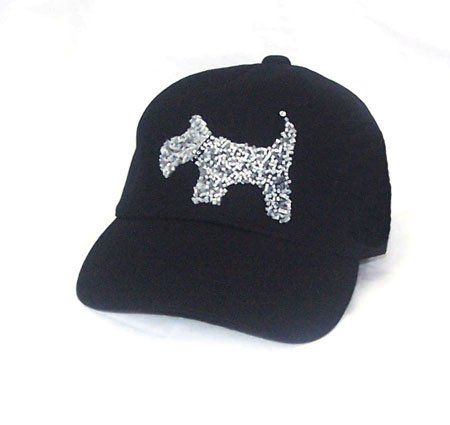 Schnauzer Puppy Dog Doggie Paw Baseball Hat Cap Embroid